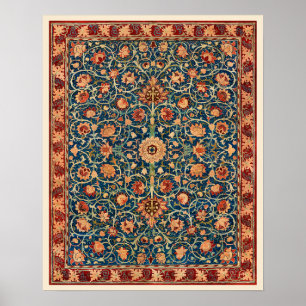 Holland Park van William Morris, Vintage Tapijt Ku Poster