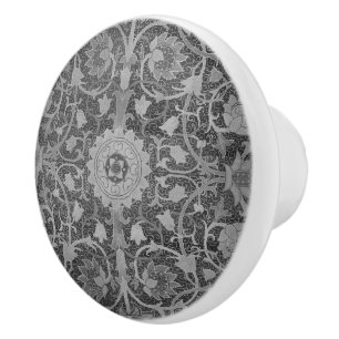 Holland Park William Morris Gray Flowery Keramische Knop