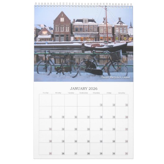Holland Photo Wall Agenda Kalender (Jan 2026)