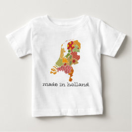 Holland Province Map Bohemian Patchwork Style