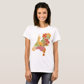 Holland Province Map Bohemian Patchwork Style T-shirt (Voorkant volledig)