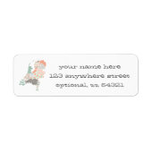 Holland Province Map Geometric Patchwork Style Etiket (Voorkant)