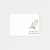 Holland Province Map Geometric Patchwork Style Post-it® Notes (Voorkant)