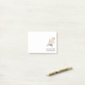 Holland Province Map Geometric Patchwork Style Post-it® Notes (Op bureau)