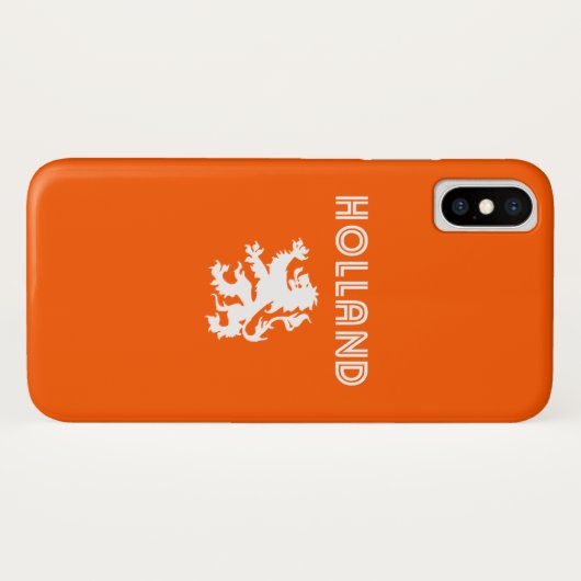 Holland Retro Case-Mate iPhone Case (Achterkant (horizontaal))