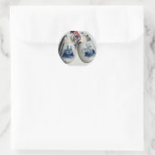 Holland Schoenen Ronde Sticker (Tas)
