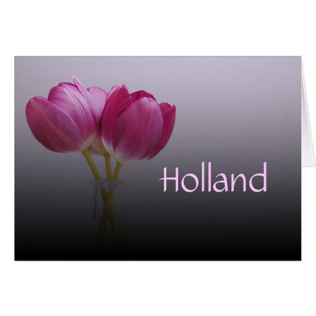 Holland, Spring Tulips Note Kaart (Voorkant Horizontaal)
