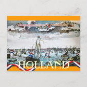 Holland Trade Ships Sailing Briefkaart (Voorkant)