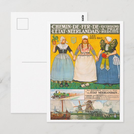 Holland trainingen Briefkaart oud reizen (Voorkant / Achterkant)