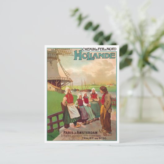 Holland trainingen Briefkaart oud reizen (Staand voorkant)