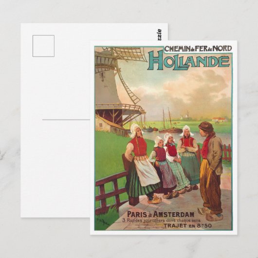 Holland trainingen Briefkaart oud reizen (Voorkant / Achterkant)