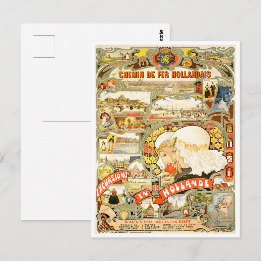 Holland trainingen Briefkaart oud reizen (Voorkant / Achterkant)