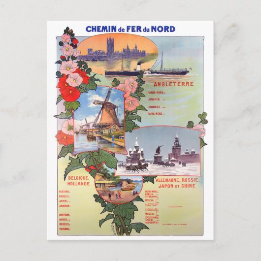 Holland trainingen Briefkaart oud reizen (Voorkant)