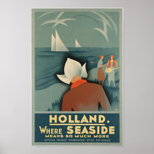  Holland Travel Poster (Voorkant)