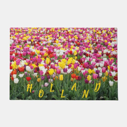 HOLLAND TULIPS DEURMAT (Voorkant)