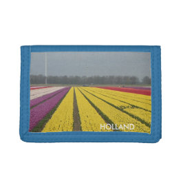 Holland Tulips Field Wallet Drievoud Portemonnee
