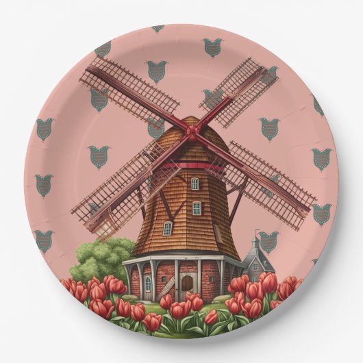 Holland Tulpen Papieren Bord (Voorkant)