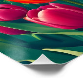 Holland Tulpenvelden Reisposter Perfect Poster (Hoek)