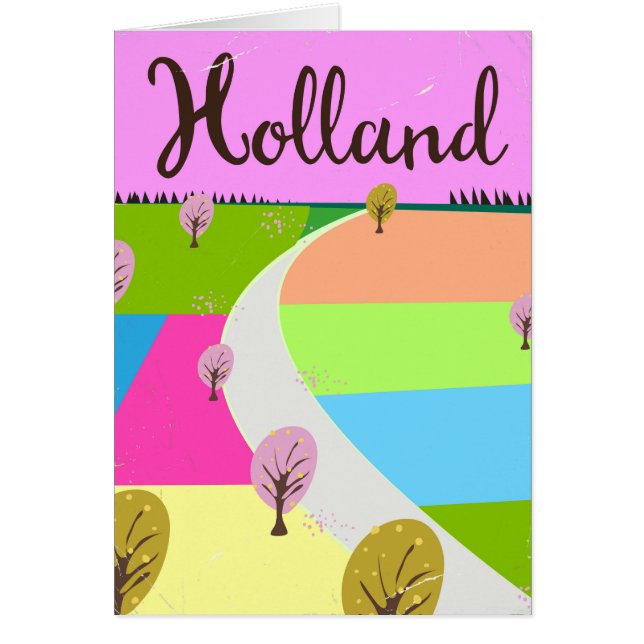 Holland velden reisposter (Voorkant)