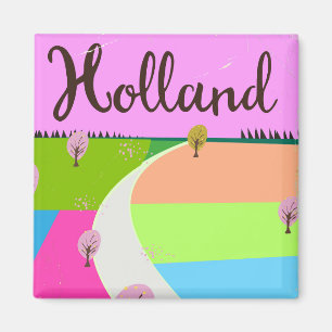 Holland velden reisposter magneet
