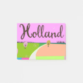 Holland velden reisposter post-it® notes (Voorkant)