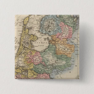 Holland Vierkante Button 5,1 Cm