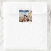 Holland Vierkante Sticker (Tas)
