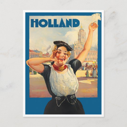 Holland vintage-Briefkaart Briefkaart (Voorkant)