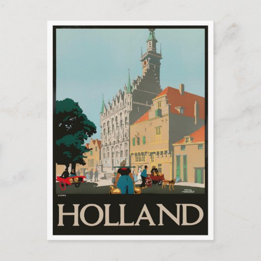 Holland vintage-Briefkaart Briefkaart (Voorkant)