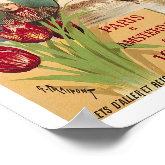 Holland vintage-Poster Poster (Hoek)