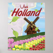Holland vintage-poster poster (Voorkant)