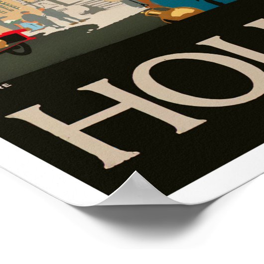 Holland vintage-Poster Poster (Hoek)