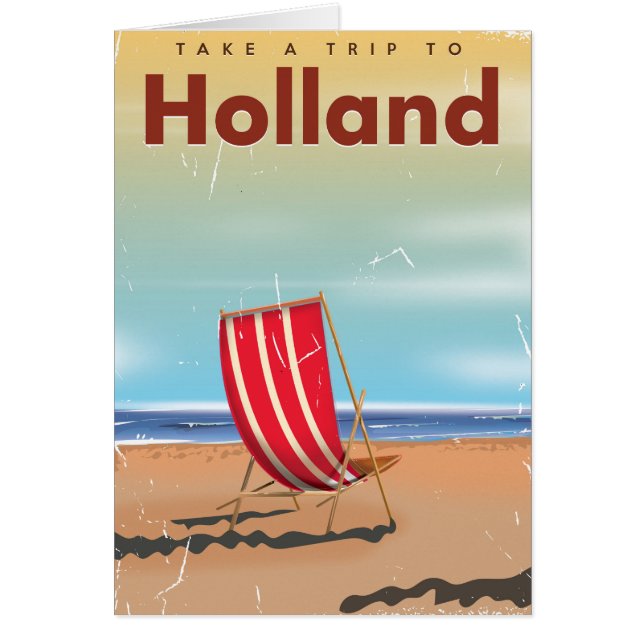 Holland vintage reisposter (Voorkant)