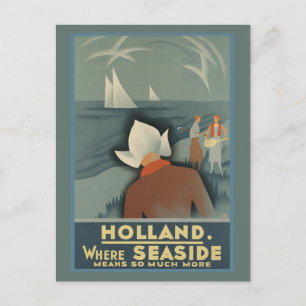Holland Vintage Travel Briefkaart