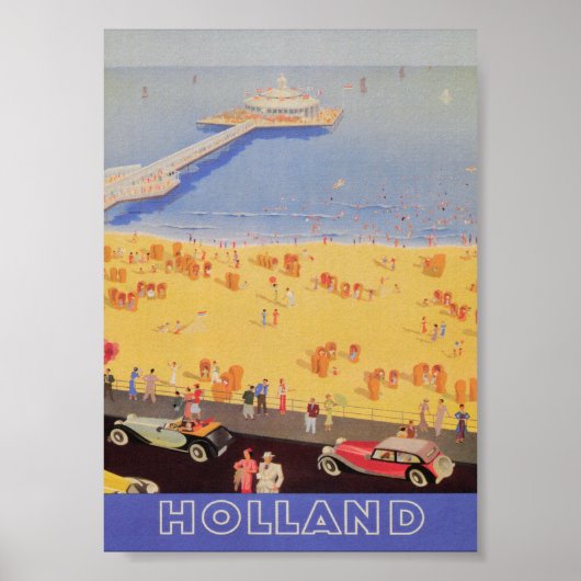 Holland Vintage Travel Poster (Voorkant)