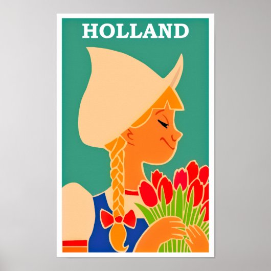Holland Vintage Travel Poster (Voorkant)