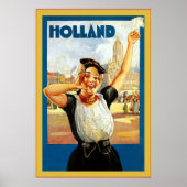 Holland ~ Vintage Travel Poster (Voorkant)