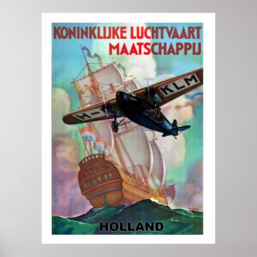 Holland, vliegend nederlands en spookschip, poster (Voorkant)