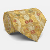 Holland Vroeg 18e Eeuw Ivoor Bourgondisch goud Stropdas (Opgerold)