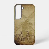 Holland Windmill Bicycle Art Samsung Galaxy Hoesje (Achterkant)