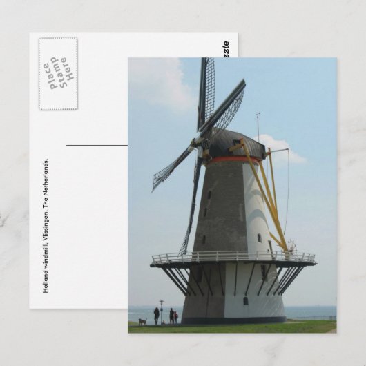 Holland windmill in Zeeland, The Netherlands Briefkaart (Voorkant / Achterkant)