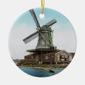 Holland Windmill Keramisch Ornament (Voorkant)