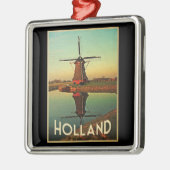 Holland Windmill Metalen Ornament (Links)