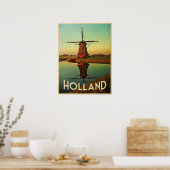 Holland Windmill Poster (Keuken)