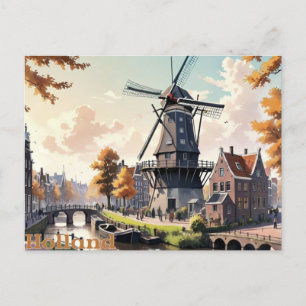  Holland Windmolen Briefkaart