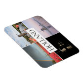 Holland windmolen landschappen reizen fotocollage magneet (Rechterzijde)