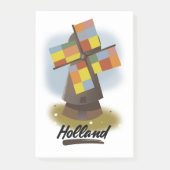 Holland windmolen reisposter post-it® notes (Voorkant)
