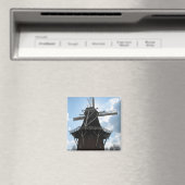 Holland Windmolen Silhouet Koelkast Magneet (Insitu (Vaatwasser))