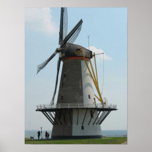 Holland windmolen, Vlissingen, Nederland Poster