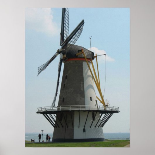 Holland windmolen, Vlissingen, Nederland Poster (Voorkant)